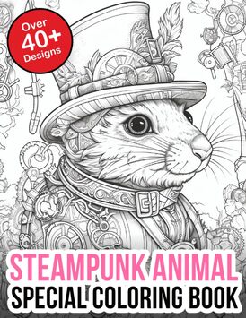 Steampunk Animal Special Coloring Book: Steampunk Animals Coloring Book