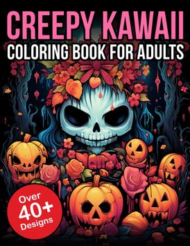Creepy Kawaii Coloring Book For Adults And Teens